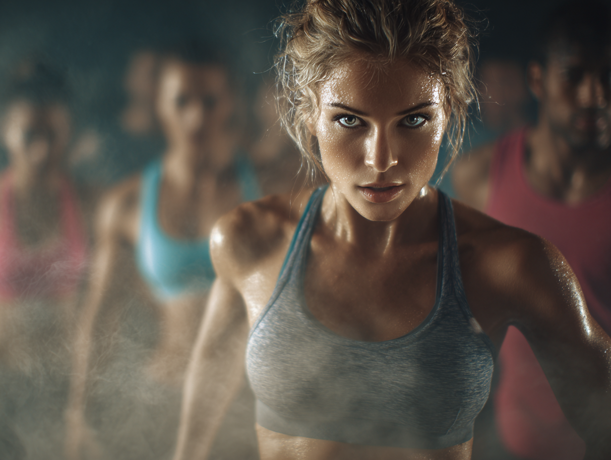 Активні люди різного віку займаються спортом